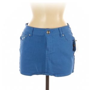 Ecko Red Denim Skirt, Size 7, NWT, Blue